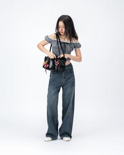 Quần Jean dài ống rộng cạp cao THE C.I.U - Wide Leg Jeans - 052501 - C13