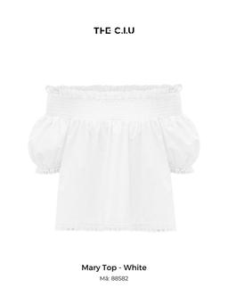 Áo trễ vai tay phồng thun nhún THE C.I.U – Mary Top