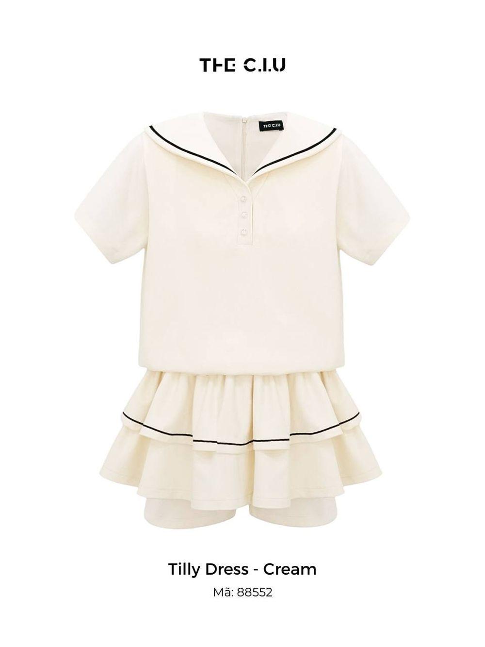 Đầm ngắn thuỷ thủ phối viền THE C.I.U – Tilly Dress