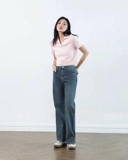 Áo dệt kim polo tay ngắn THE C.I.U -  Ruby Polo Top