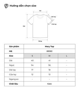 Áo trễ vai tay phồng thun nhún THE C.I.U – Mary Top