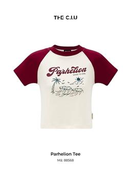 Áo thun tay ngắn phối màu in họa tiết biển THE C.I.U – Parhelion Tee