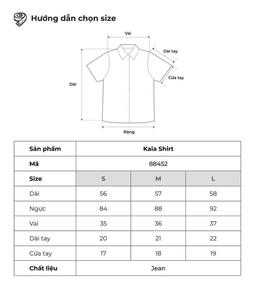 Áo sơ mi denim tay ngắn phối ren THE C.I.U - Kaia Shirt