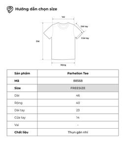 Áo thun tay ngắn phối màu in họa tiết biển THE C.I.U – Parhelion Tee