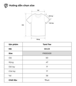 Áo thun sọc ngang cổ tròn đơn giản THE C.I.U - Tami Tee