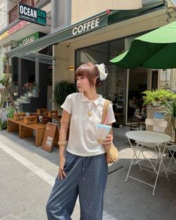 Quần dài ống rộng kẻ sọc THE C.I.U – Charlie Pants