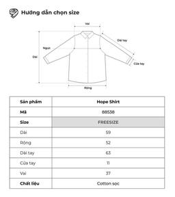 Áo sơ mi babydoll tay dài dáng xòe THE C.I.U – Hope Shirt