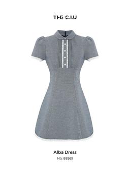 Đầm ngắn cổ sen tay phồng THE C.I.U - Alba Dress