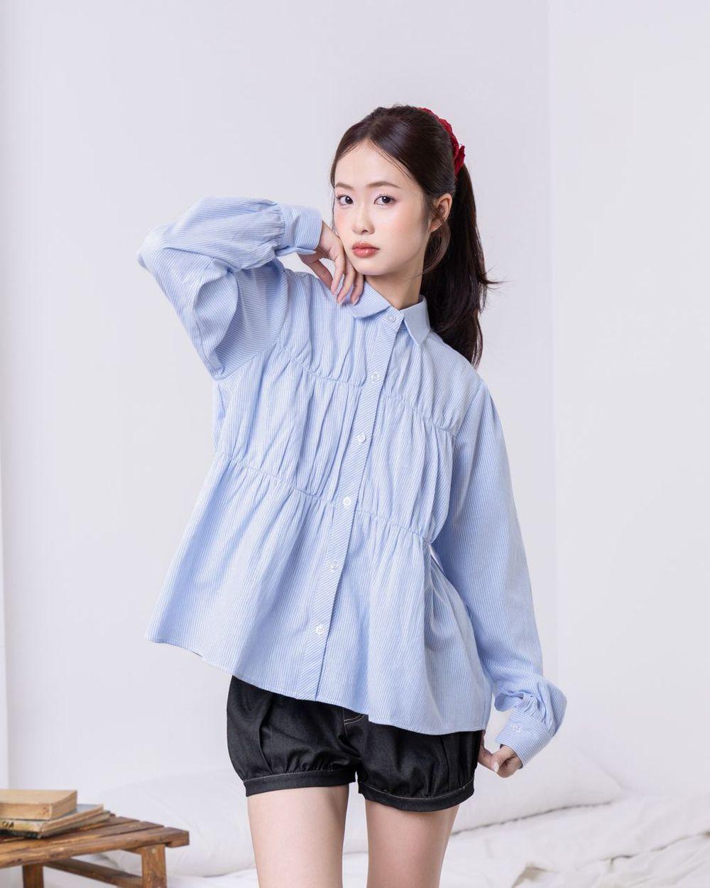 Áo sơ mi babydoll tay dài dáng xòe THE C.I.U – Hope Shirt