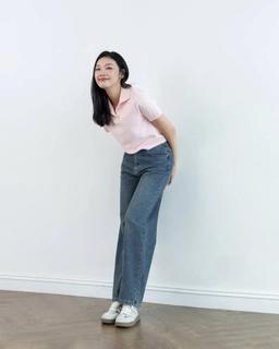 Áo dệt kim polo tay ngắn THE C.I.U -  Ruby Polo Top