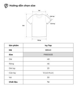 Áo kiểu tay phồng phối bèo dáng ngắn THE C.I.U – Ivy Top