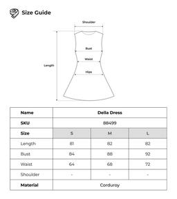 Đầm ngắn 2 dây dáng xòe phối bèo vai THE C.I.U – Della Dress