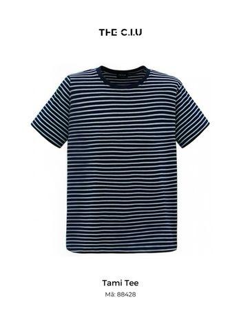 Áo thun sọc ngang cổ tròn đơn giản THE C.I.U - Tami Tee