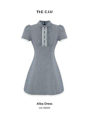 Đầm ngắn cổ sen tay phồng THE C.I.U - Alba Dress