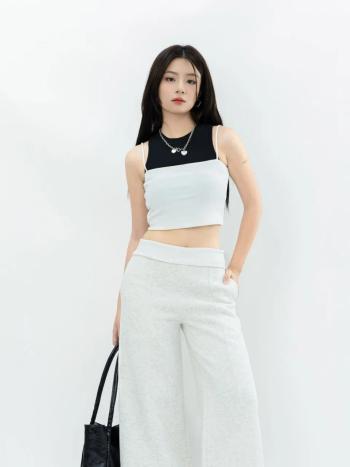 Quần dài ống rộng lưng chun THE C.I.U - Hiba Pants